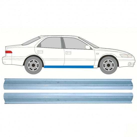 TOYOTA CAMRY 1996-2001 SCHWELLER REPARATURBLECH / RECHTS = LINKS / SATZ