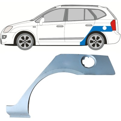Reparaturblech Kotflügel hinten für Kia Carens 2006-2013 / Links 16816