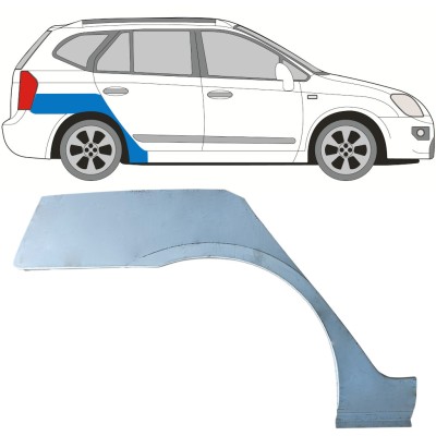 Reparaturblech Kotflügel hinten für Kia Carens 2006-2013 / Rechts 16815