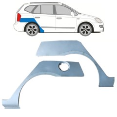 Reparaturblech Kotflügel hinten für Kia Carens 2006-2013 / Links+Rechts / Satz 16817