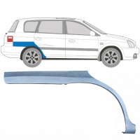 KIA CARENS 1999-2006 RADLAUF REPARATURBLECH / RECHTS