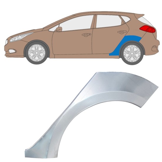 Reparaturblech Kotflügel hinten