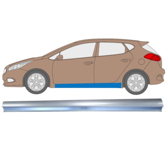 Reparaturblech Schweller