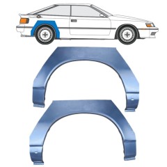 Reparaturblech Kotflügel hinten für Toyota Celica T16 1985-1989 / Links+Rechts / Satz 10425