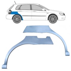 Reparaturblech Kotflügel hinten für Kia Cerato 2004-2008 / Links+Rechts / Satz 10690