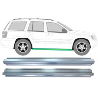 Reparaturblech innen + außen Schweller für Jeep Grand Cherokee 1998-2005 / Links = Rechts (symmetrisch) / Satz 17005