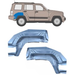 Reparaturblech hinterer Kotflügel hinteres Teil für Jeep Liberty 2008-2013 / Links+Rechts / Satz 9955