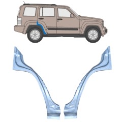 Reparaturblech Kotflügel hinten für Jeep Liberty 2008-2013 / Links+Rechts / Satz 9833