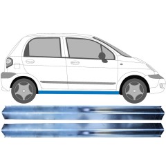 Reparaturblech Schweller für Chevrolet Matiz 2001-2005 / Links = Rechts (symmetrisch) / Satz 9641