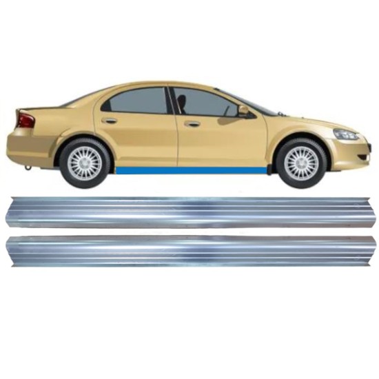 Reparaturblech unterer Schweller für Chrysler Sebring 2000-2007 / Links+Rechts / Satz 16108
