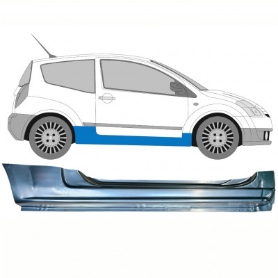 CITROEN C2 2003-2009 SCHWELLER REPARATURBLECH / RECHTS