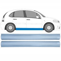 Reparaturblech unterer Schweller für Citroen C3 2002-2010 / Links+Rechts / Satz 16122
