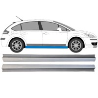 Reparaturblech unterer Schweller für Citroen C4 2004-2011 / Links+Rechts / Satz 16042