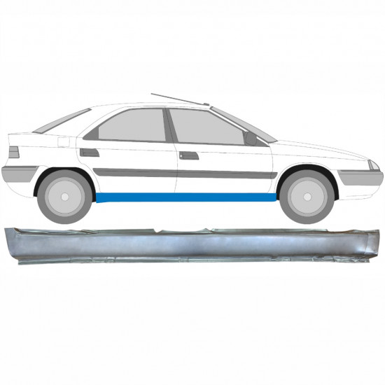 CITROEN XANTIA 1993-2001 VOLL SCHWELLER REPARATURBLECH / RECHTS