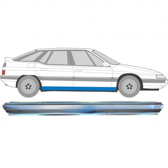 CITROEN XM 1989-2000 SCHWELLER REPARATURBLECH / RECHTS = LINKS