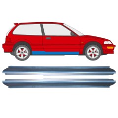 Reparaturblech Schweller für Honda Civic 1987-1991 / Links+Rechts / Satz 10331