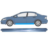 Reparaturblech Schweller für Honda Civic 2005-2011 / Links / SEDAN 11007