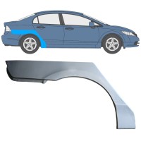 Reparaturblech Kotflügel hinten für Honda Civic 2005-2011 / Rechts / SEDAN 16764