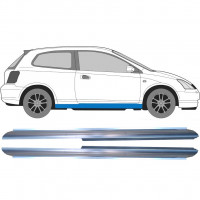 HONDA CIVIC 2001-2005 3 TÜR SCHWELLER REPARATURBLECH / SATZ