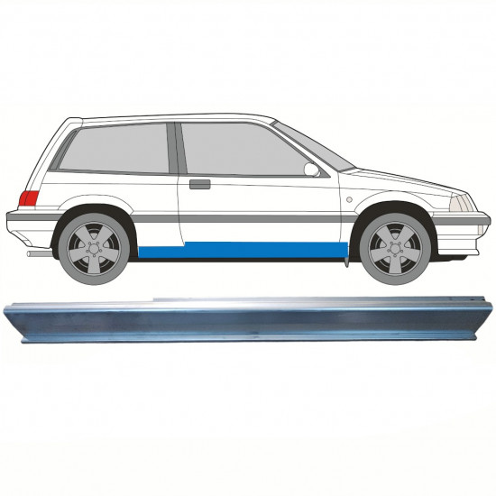 HONDA CIVIC 1983-1987 SCHWELLER REPARATURBLECH / RECHTS