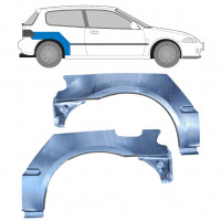 HONDA CIVIC 1991-1995 3 TÜR RADLAUF REPARATURBLECH / SATZ