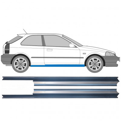 HONDA CIVIC 1995-2000 3 TÜR SCHWELLER REPARATURBLECH / SATZ