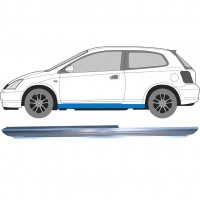 HONDA CIVIC 2001-2005 3 TÜR SCHWELLER REPARATURBLECH / LINKS
