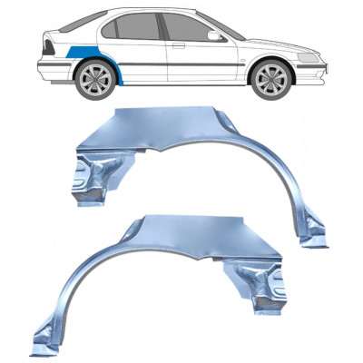 HONDA CIVIC 1995-2001 4/5D TÜR RADLAUF REPARATURBLECH / SATZ