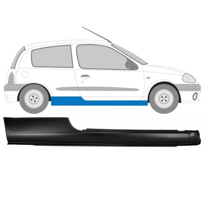 Voll schweller für Renault Clio II 1998-2012 / Rechts 17162