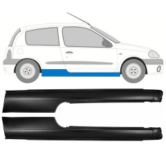 Voll schweller für Renault Clio II 1998-2012 / Satz 17164