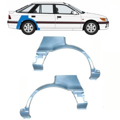 Reparaturblech Kotflügel hinten für Mitsubishi Colt 1988-1992 / Links+Rechts / Satz 10797