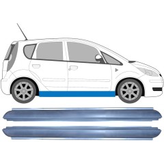 Reparaturblech Schweller für Mitsubishi Colt 2004-2012 / Links = Rechts (symmetrisch) / Satz 10282