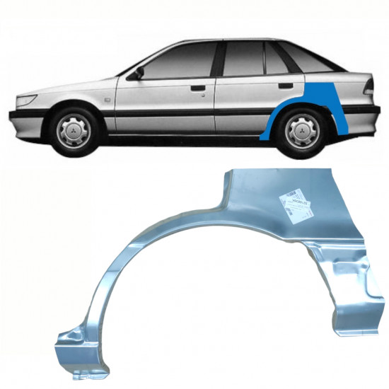 MITSUBISHI COLT / LANCER 1988-1992 RADLAUF REPARATURBLECH PANEL / LINKS