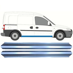 Reparaturblech Schweller für Opel Combo C 2000-2010 / Links = Rechts (symmetrisch) / Satz 10281