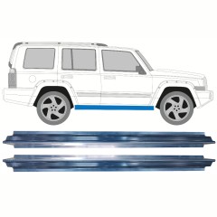 Reparaturblech Schweller für Jeep Commander 2005-2010 / Links = Rechts (symmetrisch) / Satz 10061