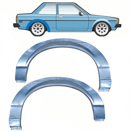 TOYOTA COROLLA 1979-1987 3 TÜR RADLAUF REPARATURBLECH / SATZ