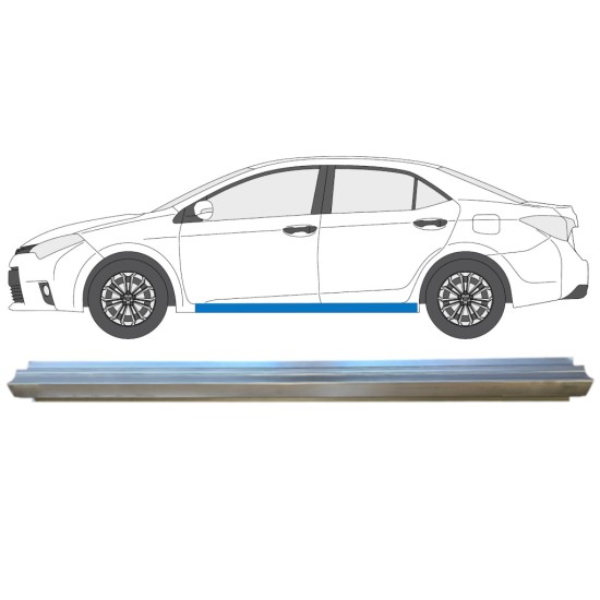 Reparaturblech Schweller