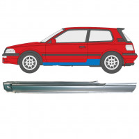 TOYOTA COROLLA 1987-1992 3 TÜR SCHWELLER REPARATURBLECH / LINKS