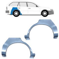 Reparaturblech Kotflügel hinten für Toyota Corolla E10 1991-1998 / Links+Rechts / COMBI / Satz 12657