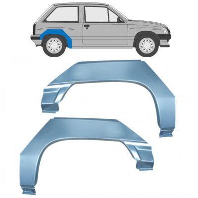 OPEL CORSA A 1982-1993 3 TÜR RADLAUF REPARATURBLECH / SATZ