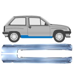 Voll schweller für Opel Corsa A 1982-1993 / Links+Rechts / Satz 9793