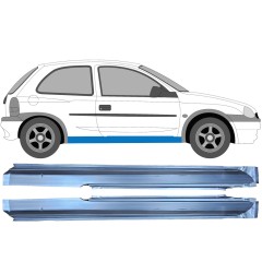 Voll schweller für Opel Corsa B 1993-2001 / Links+Rechts / Satz 9673
