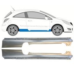 Voll schweller für Opel Corsa D 2006-2015 / Links+Rechts / HATCHBACK / Satz 14574