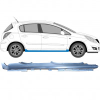 OPEL CORSA 2006-2015 5 TÜR SCHWELLER REPARATURBLECH / RECHTS