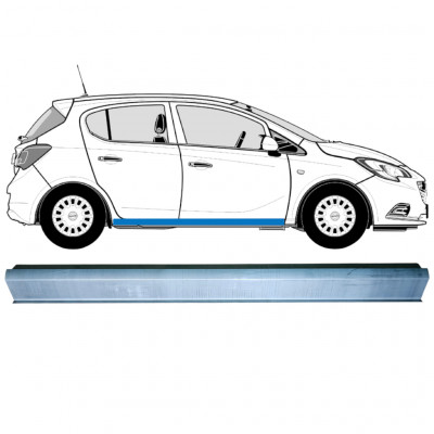 Reparaturblech Schweller für Opel Corsa E 2014-2019 / Links = Rechts (symmetrisch) 12882