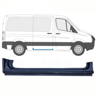 Reparaturblech Schiebetürschweller für Volkswagen Crafter 2005-2017 / Rechts 13893