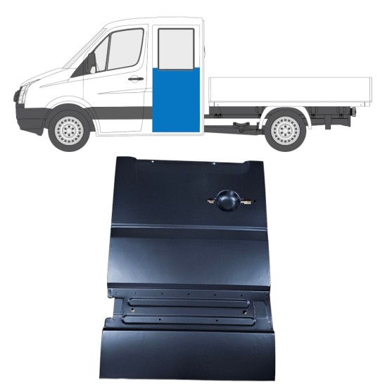 Reparaturblech hintere Tür für Volkswagen Crafter 2005-2017 / Links 14238