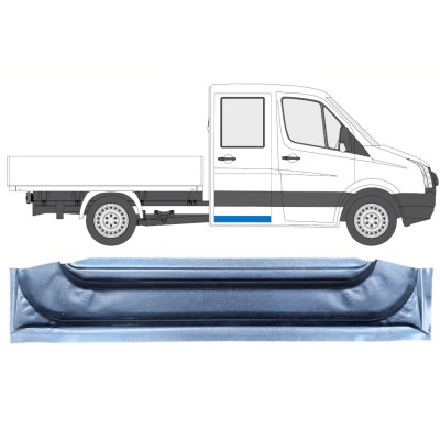 Reparaturblech innere hintere Tür für Volkswagen Crafter 2005-2017 / Links = Rechts (symmetrisch) 13747