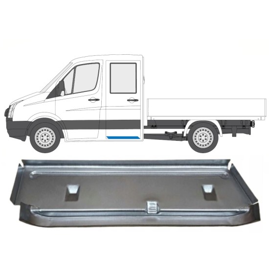 Reparaturblech für Trittstufe für Volkswagen Crafter 2005-2017 / Links 15369
