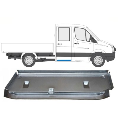 Reparaturblech für Trittstufe für Volkswagen Crafter 2005-2017 / Rechts 15368